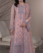 Flossie Rose Pink Chiffon Suit- Pakistani Designer Chiffon Suit