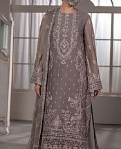 Flossie Grey Chiffon Suit- Pakistani Designer Chiffon Suit