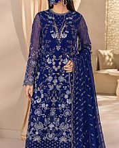 Flossie Royal Blue Chiffon Suit- Pakistani Chiffon Dress