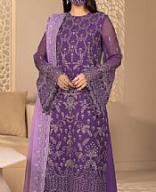 Flossie Purple Chiffon Suit- Pakistani Designer Chiffon Suit