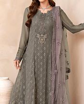 Flossie Dark Grey Chiffon Suit- Pakistani Chiffon Dress