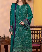 Flossie Teal Green Chiffon Suit