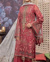 Flossie Tea Pink Chiffon Suit- Pakistani Designer Chiffon Suit