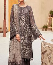 Grey Chiffon Suit