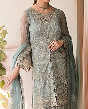 Flossie Light Turquoise Chiffon Suit- Pakistani Chiffon Dress