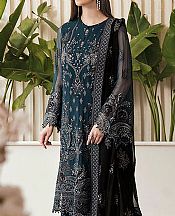 Teal Chiffon Suit