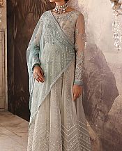 Flossie Off-white Chiffon Suit- Pakistani Chiffon Dress