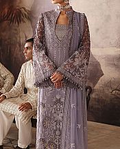 Flossie Lavender Chiffon Suit- Pakistani Designer Chiffon Suit