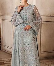 Flossie Light Turqoise Chiffon Suit- Pakistani Chiffon Dress