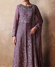 Flossie Purple Chiffon Suit- Pakistani Designer Chiffon Suit