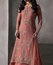 Flossie Coral Chiffon Suit- Pakistani Chiffon Dress