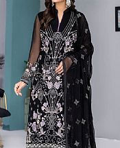 Flossie Black Chiffon Suit- Pakistani Chiffon Dress