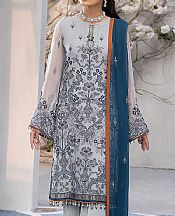 Flossie Slate Grey Chiffon Suit- Pakistani Chiffon Dress