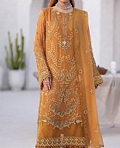 Mustard Chiffon Suit