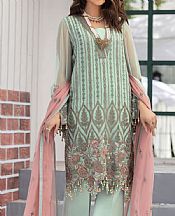 Flossie Mint Green Chiffon Suit- Pakistani Designer Chiffon Suit