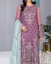 Flossie Mauve Chiffon Suit- Pakistani Designer Chiffon Suit