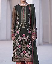 Bottle Green Chiffon Suit