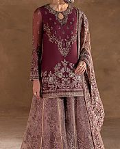 Wine Berry/Dust Pink Organza Suit