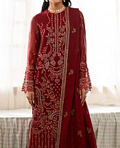 Maroon Chiffon Suit