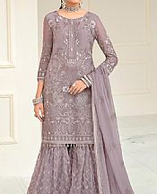 Flossie Mountbatten Pink Chiffon Suit- Pakistani Designer Chiffon Suit