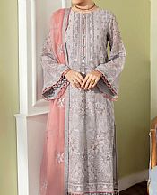 Flossie Grey Chiffon Suit- Pakistani Chiffon Dress