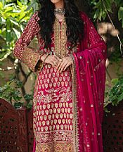 Freesia Hot Pink Chiffon Suit- Pakistani Chiffon Dress