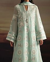 Freesia Turquoise Chiffon Suit- Pakistani Chiffon Dress