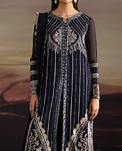 Freesia Navy Blue Chiffon Suit- Pakistani Designer Chiffon Suit