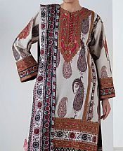 Freesia Off White Khaddar Suit- Pakistani Winter Dress