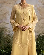 Freesia Golden Yellow Chiffon Suit- Pakistani Designer Chiffon Suit
