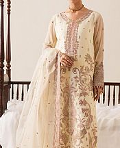 Freesia Off White Chiffon Suit- Pakistani Chiffon Dress