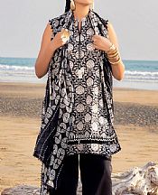 Black/White Lawn Suit
