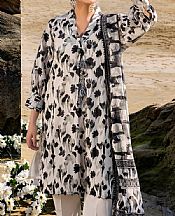 White/Black Lawn Suit