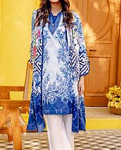 Gul Ahmed Ink Blue Lawn Suit- Pakistani Designer Lawn Suits