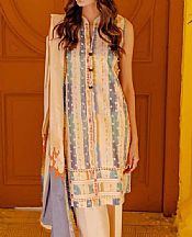 Gul Ahmed Tan Lawn Suit- Pakistani Lawn Dress