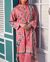 Gul Ahmed Rose Pink Lawn Suit- Pakistani Designer Lawn Suits