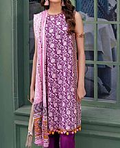 Gul Ahmed Purple Lawn Suit- Pakistani Lawn Dress