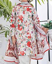 Gul Ahmed White Lawn Suit- Pakistani Designer Lawn Suits