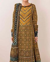 Olive Green Lawn Suit