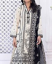Gul Ahmed Off-white Lawn Suit- Pakistani Lawn Dress