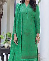 Gul Ahmed Green Jacquard Suit- Pakistani Lawn Dress