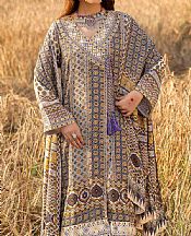 Ivory/Blue Raw Silk Suit