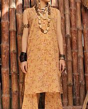 Gul Ahmed Harvest Gold Lawn Suit (2 Pcs)- Pakistani Lawn Dress