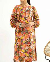 Gul Ahmed Multicolor Lawn Suit (2 Pcs)- Pakistani Lawn Dress