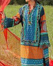 Multicolor Lawn Suit (2 Pcs)
