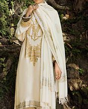 Gul Ahmed Off-white Cotail Suit- Pakistani Winter Clothing