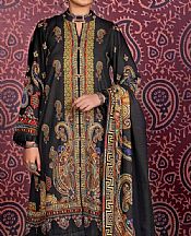 Gul Ahmed Black Linen Suit- Pakistani Winter Clothing