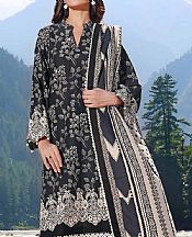 Gul Ahmed Black Khaddar Suit- Pakistani Winter Dress