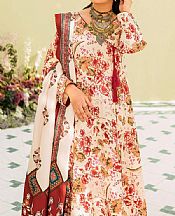 Garnet Rozy Zest- Pakistani Designer Chiffon Suit