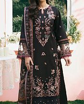 Garnet Black Lawn Suit- Pakistani Designer Lawn Suits